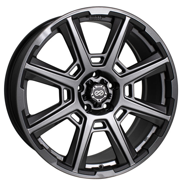 Enkei Storm 18x8 40mm Offset 5x114.3 72.6mm Bore Anthracite Wheel