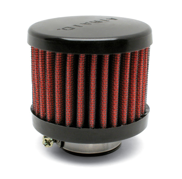 Airaid Rubber Top 1.25in OD - Push On 3in OD 2.5in Tall Breather Filter