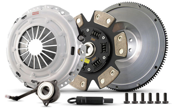 Clutch Masters 00-06 Audi TT 1.8L & 6 Sp FX400 Clutch Kit 6-Puck w/Steel FW & Hyd Clyndr