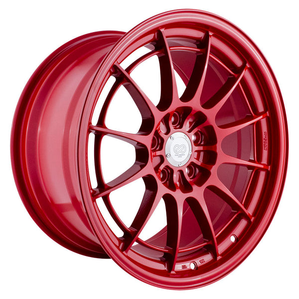 Enkei NT03+M 18x9.5 5x100 40mm Offset Competition Red Wheel (MOQ 40)