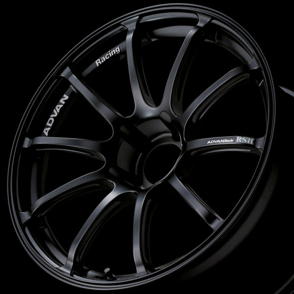 Advan RSII 18x9.5 +22 5-120 Semi Gloss Black Wheel