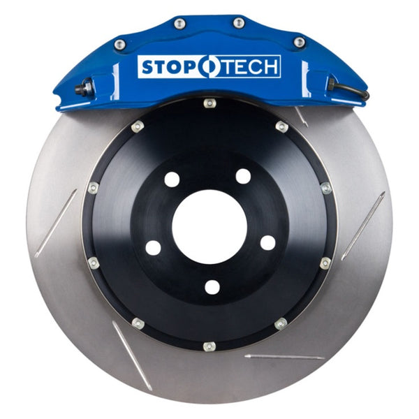 StopTech 12-13 VW Golf ST-60 Blue Calipers 355x32mm Slotted Rotors Front Big Brake Kit