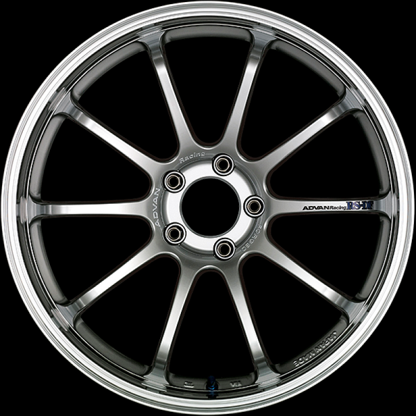 Advan RS-DF 19x8.0 +48 5-112 Machining& Racing Hyper Silver Wheel