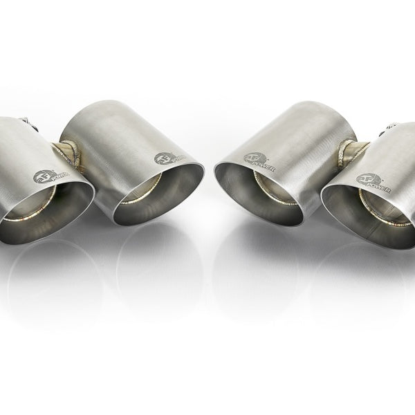 aFe MACH Force-Xp 304 SS OE Exhaust Tips Polished 12-16 Porsche 911 (C2S 991) H6 3.8L