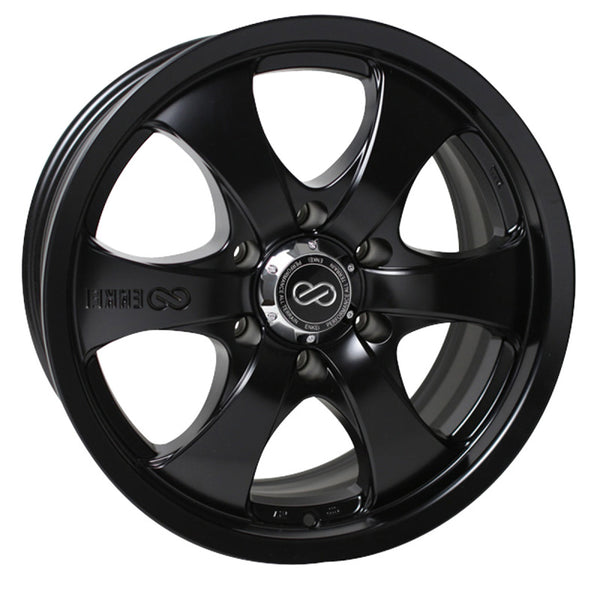 Enkei M6 Universal Truck & SUV 20x9 30mm Offset 6x139.7 Bolt Pattern 78mm Bore Black Wheel