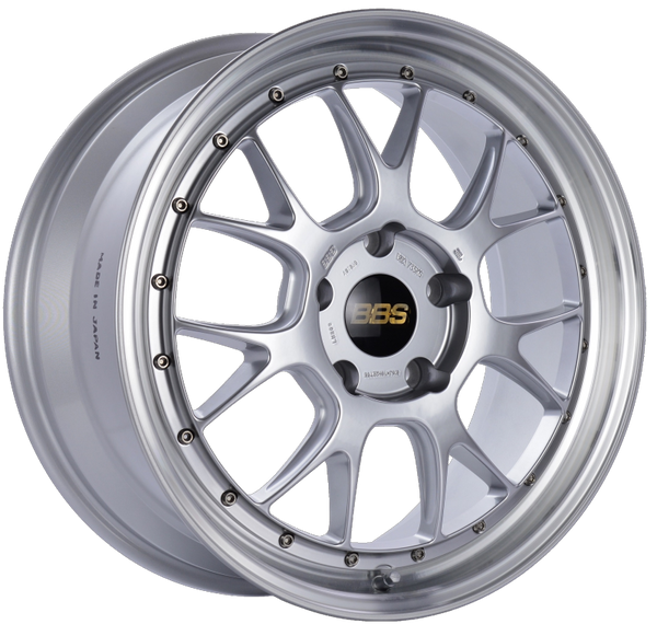 BBS LM-R 19x8.5 5x130 ET55 CB71.6 Diamond Silver Center Diamond Cut Lip Wheel