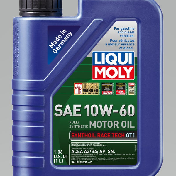 LIQUI MOLY 1L Synthoil Race Tech GT1 Motor Oil 10W-60