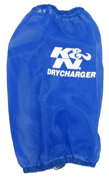 K&N Blue Drycharger Round Tapered Air Filter Wrap 5in Base 4in x Top  x 7.875in Height