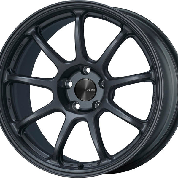 Enkei PF09 17x8 5x100 40mm Offset 75mm Bore Matte Gunmetal Wheel