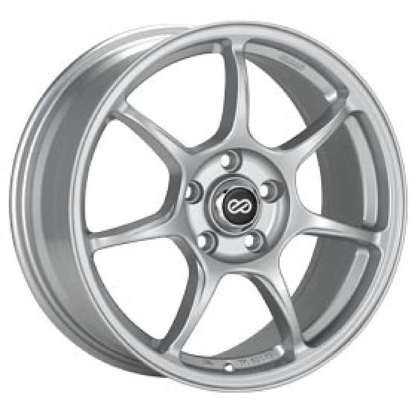 Enkei Fujin 18 x 8 40mm Offset 5x114.3 Bolt Pattern 72.6 Bore Silver Wheel