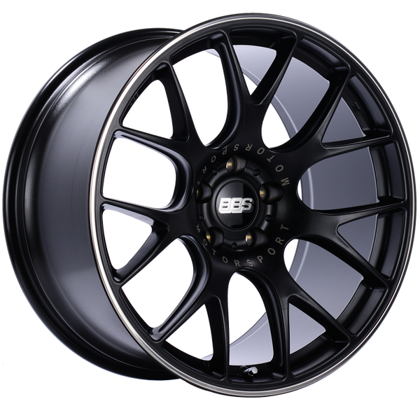 BBS CH-R 20x10.5 5x115 ET25 CB71.4 Satin Black Polished Rim Protector Wheel