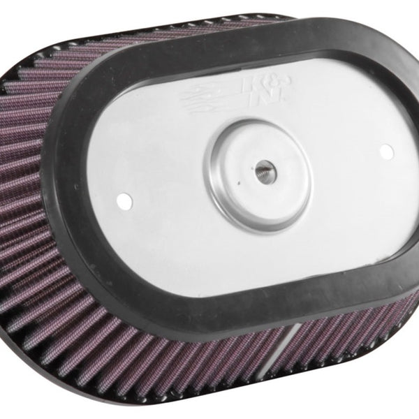 K&N Universal Custom Air Filter - Oval Shape 9.313in OD / 2.375 Height