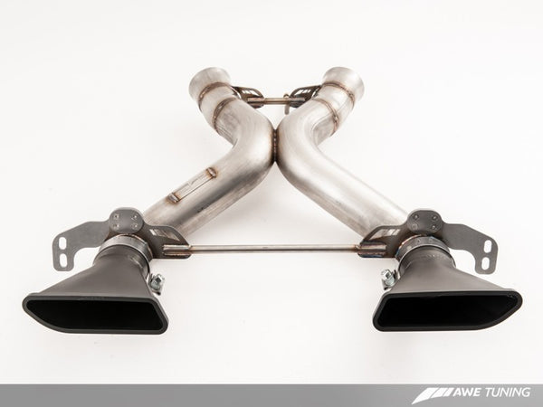 AWE Tuning McLaren 650S Performance Exhaust - Machined Tips