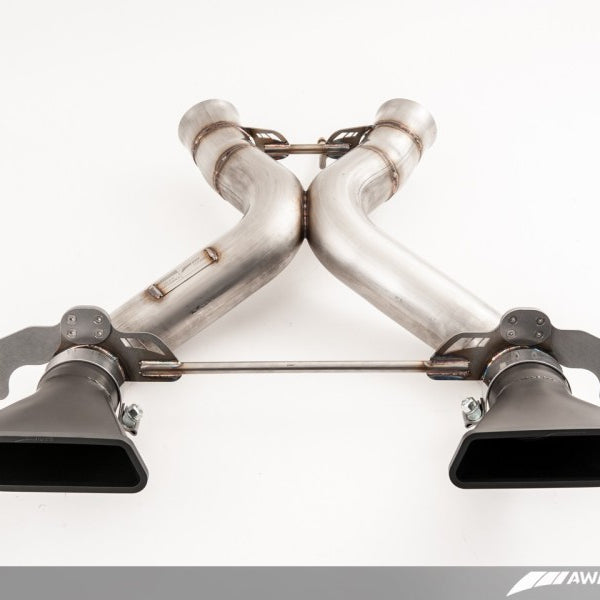 AWE Tuning McLaren 650S Performance Exhaust - Machined Tips