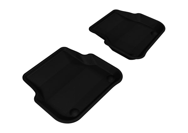 3D MAXpider 2005-2011 Audi A6/S6 Kagu 2nd Row Floormats - Black