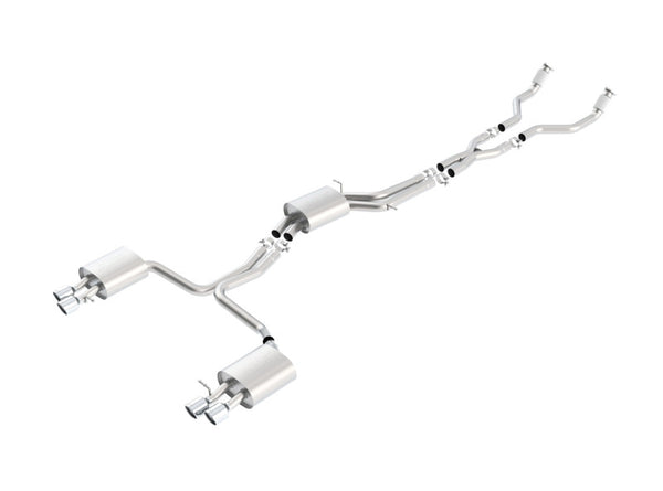 Borla 08-12 Audi S5 Coupe 4.2L 8cyl 6spd SS Catback Exhaust w/ X Pipe Touring