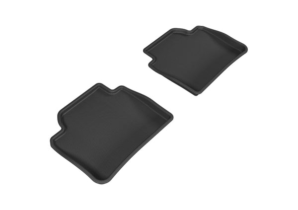 3D MAXpider 2012-2020 BMW 3 Series/4 Series Gran Coupe F30/F36 Kagu 2nd Row Floormats - Gray