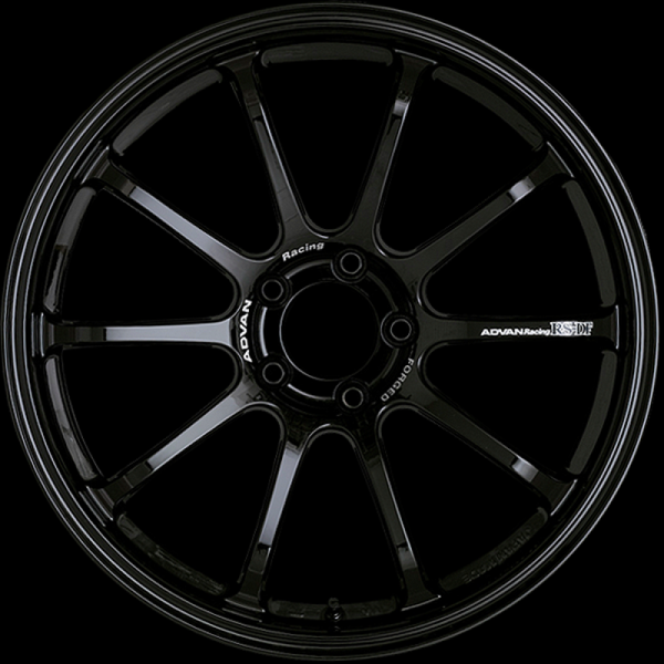 Advan RS-DF 19x9.5 +29 5-114.3 Racing Gloss Black Wheel