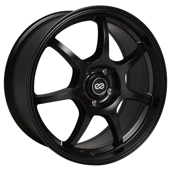 Enkei GT7 16x7 38mm Offset 5x114.3 Bolt Pattern 72.6mm Bore Dia Matte Black Wheel