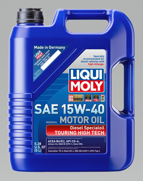 LIQUI MOLY 5L Touring High Tech Diesel Special Motor Oil 15W-40