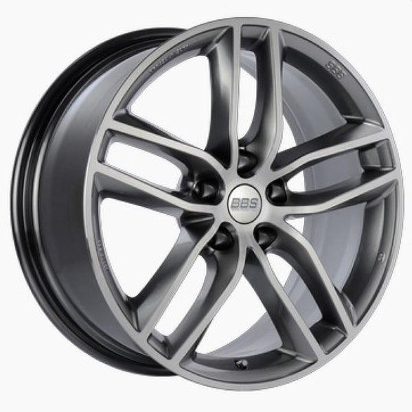 BBS SX 19x8.5 5x120 ET32 Gloss Platinum Diamond Cut Face Wheel -82mm PFS/Clip Required