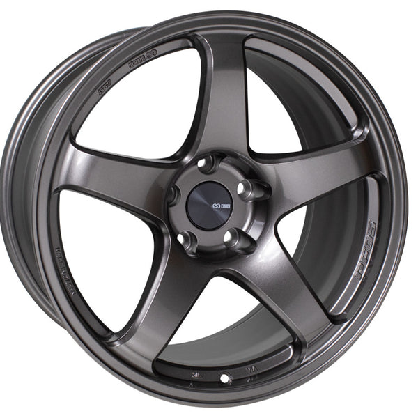 Enkei PF05 17x9 20mm Offset 5x114.3 75mm Bore Dark Silver Wheel