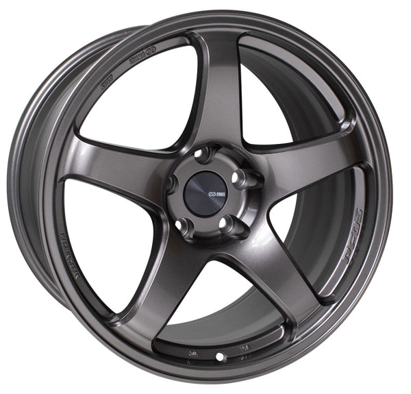 Enkei PF05 18x9.5 5x114.3 15mm Offset 75mm Bore Dark Silver Wheel