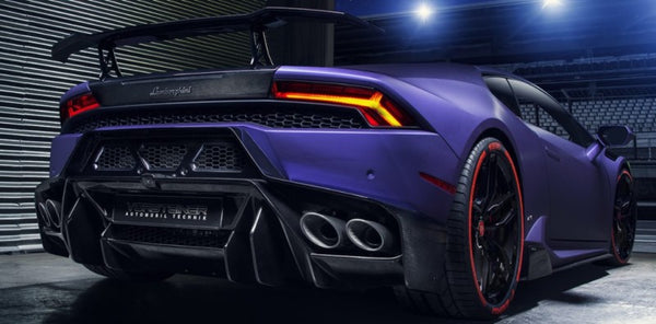 Vorsteiner Huracan Novara Edizione Aero Carbon Fiber Decklid PP 2x2 Glossy May Effect Radio Recep