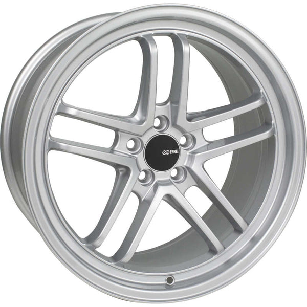 Enkei TSP5 17x8 5x114.3 35mm Offset 72.6mm Bore Silver Wheel