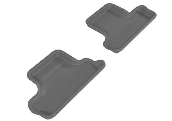 3D MAXpider 2007-2013 Mini Cooper Convertible Kagu 2nd Row Floormats - Gray