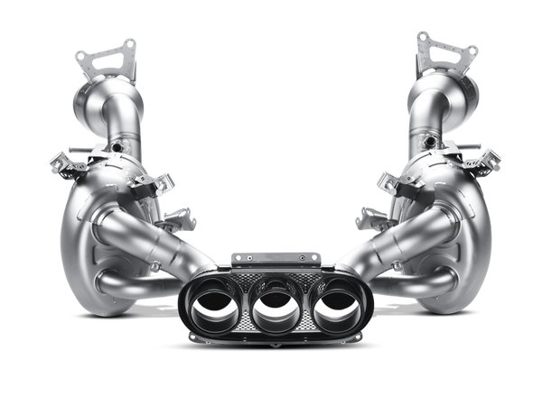 Akrapovic 10-15 Ferrari 458 Italia/458 Spyder Slip-On Line (Titanium) w/ Carbon Tips