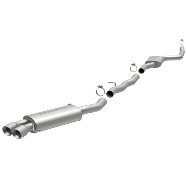 MagnaFlow 12 BMW 528I L4 2.0L T/C Dual Straight D/S Rear Exit Stainless Cat Back Perf Exhaust