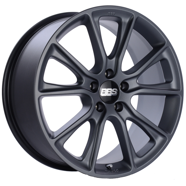 BBS SV 19x8.5 5x112 ET38 Satin Titanium Wheel -82mm PFS/Clip Required