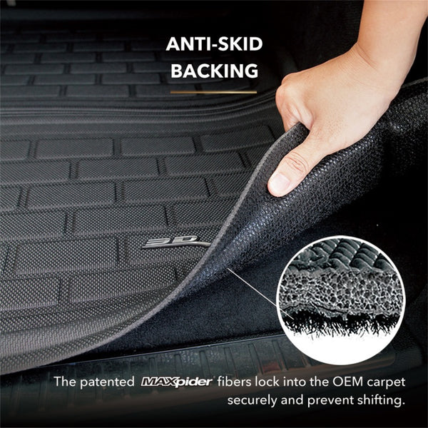 3D MAXpider 20-21 Mercedes GLB-Class 7-Seat Behind 3rd Row Seatback Protector Cargo Liner - Black