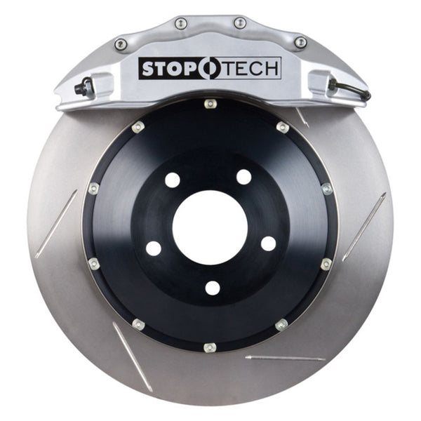 StopTech 12-13 Volkswagen Golf ST-60 Silver Calipers 355x32mm Slotted Rotors Front Big Brake Kit