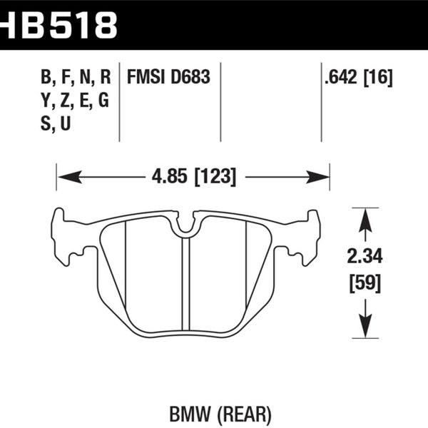 Hawk HP+ Street Brake Pads