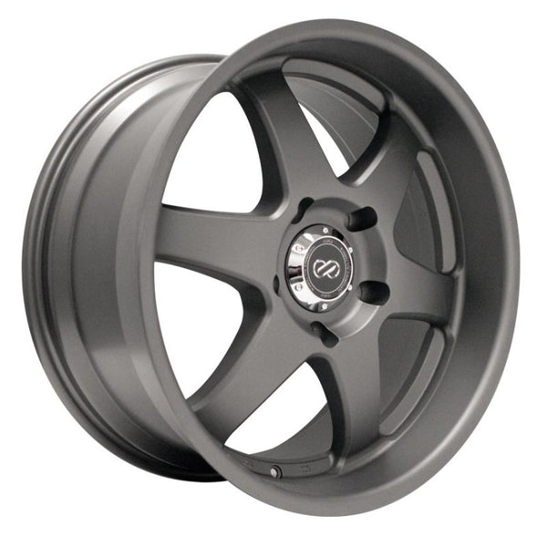 Enkei ST6 18x8.5 20mm Offset 6x139.7 Bolt Pattern 108.5 Bore Dia Matte Gunmetal Machined Wheel