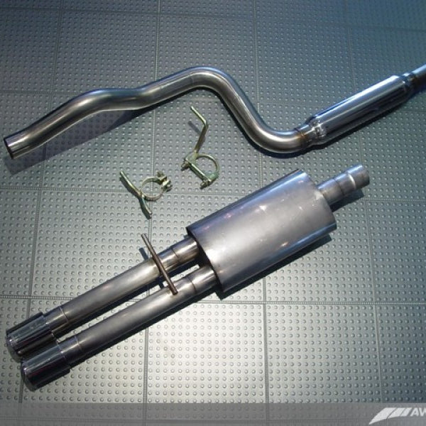 AWE Tuning Mk4 Golf and GTI Cat-Back Performance Exhaust - Dual Outlet