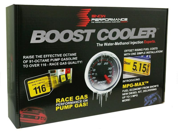 Snow Performance Stg 2 Boost Cooler Prog. Engine Mount Water Injection Kit (SS Braid Line & 4AN)