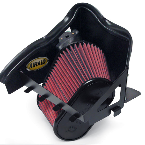 Airaid 04-07 Dodge Cummins 5.9L DSL 600 Series CAD Intake System w/o Tube (Oiled / Red Media)