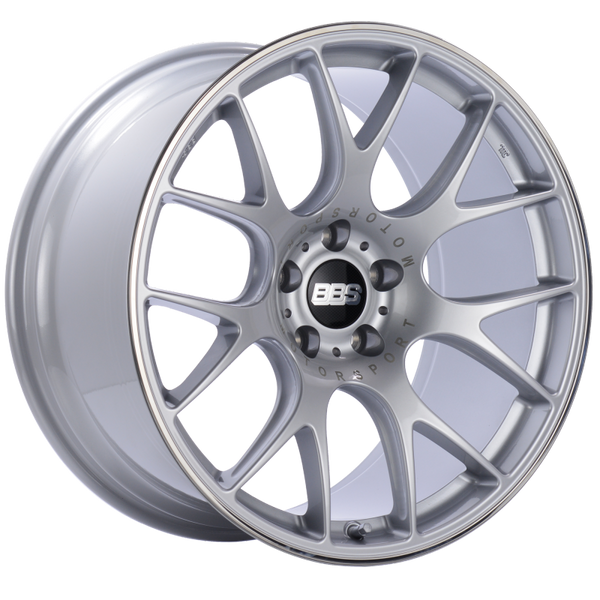 BBS CH-R 20x10.5 5x112 ET25 Brilliant Silver Polished Rim Protector Wheel -82mm PFS/Clip Required