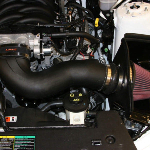 Airaid 11-14 Ford Mustang GT 5.0L Race Only (No MVT) MXP Intake System w/ Tube (Dry / Red Media)