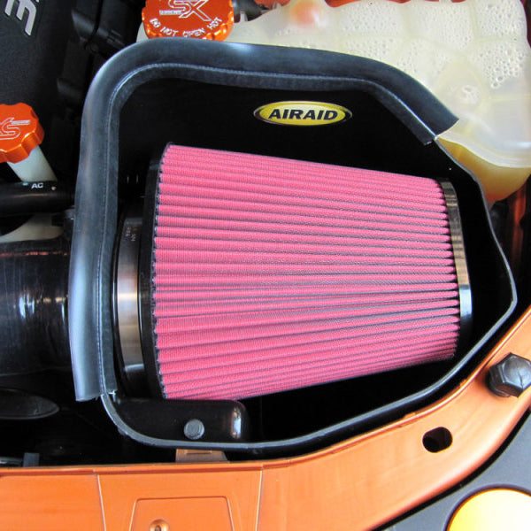 Airaid 11-14 Dodge Charger/Challenger MXP Intake System w/ Silicone Tube (Dry / Red Media)