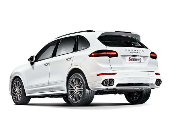 Akrapovic 15-17 Porsche Cayenne GTS (958 FL) Slip-On Line (Titanium) w/ Carbon Tips