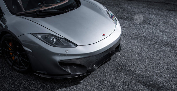 Vorsteiner Mclaren MP4-12C Coupe V-MC Aero Front Bumper w/ Front Splitter Carbon Fiber PP 2x2 Glossy