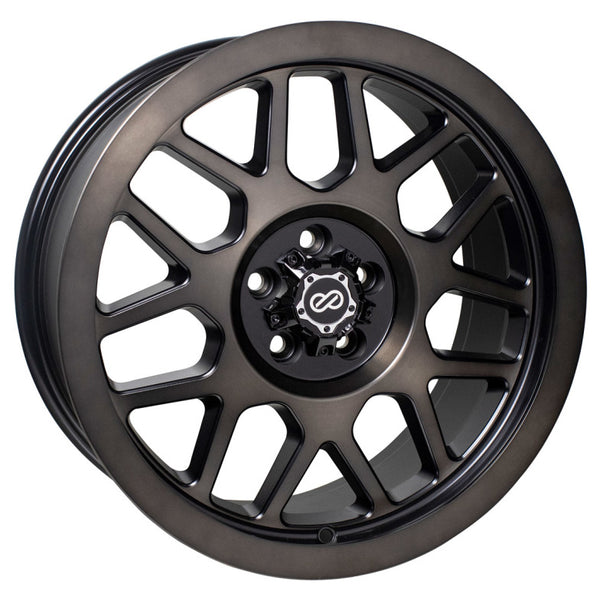 Enkei Matrix 17x8 6x139.7 30mm Offset 93.1mm Bore Brushed Black Wheel