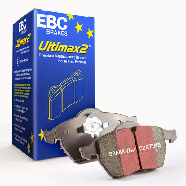 EBC 93-96 Volkswagen Eurovan 2.5L Solid Rotors Ultimax2 Front Brake Pads