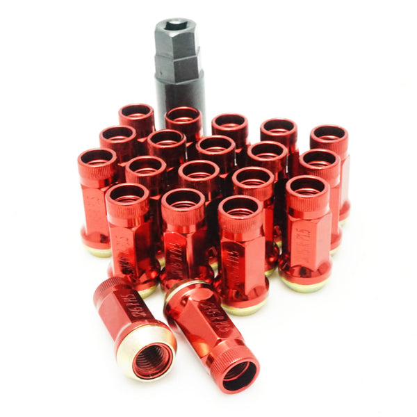 Wheel Mate Muteki SR45R Lug Nut Kit M12x1.25 - Red