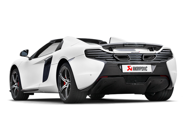 Akrapovic 14-17 McLaren 650S/650S Spyder Slip-On Line (Titanium) w/ Carbon Tips