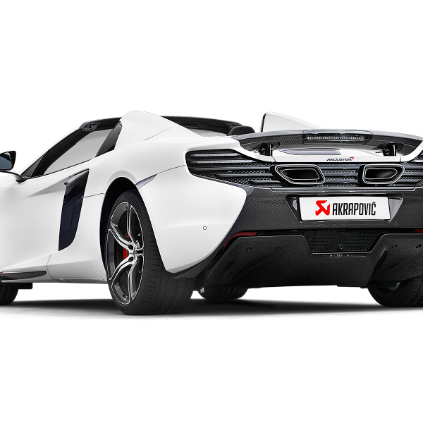 Akrapovic 14-17 McLaren 650S/650S Spyder Slip-On Line (Titanium) w/ Carbon Tips